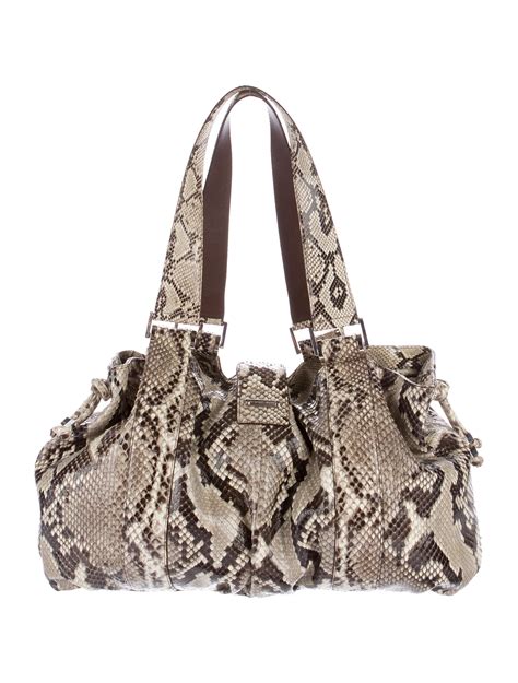 python purse michael kors|michael kors python purse.